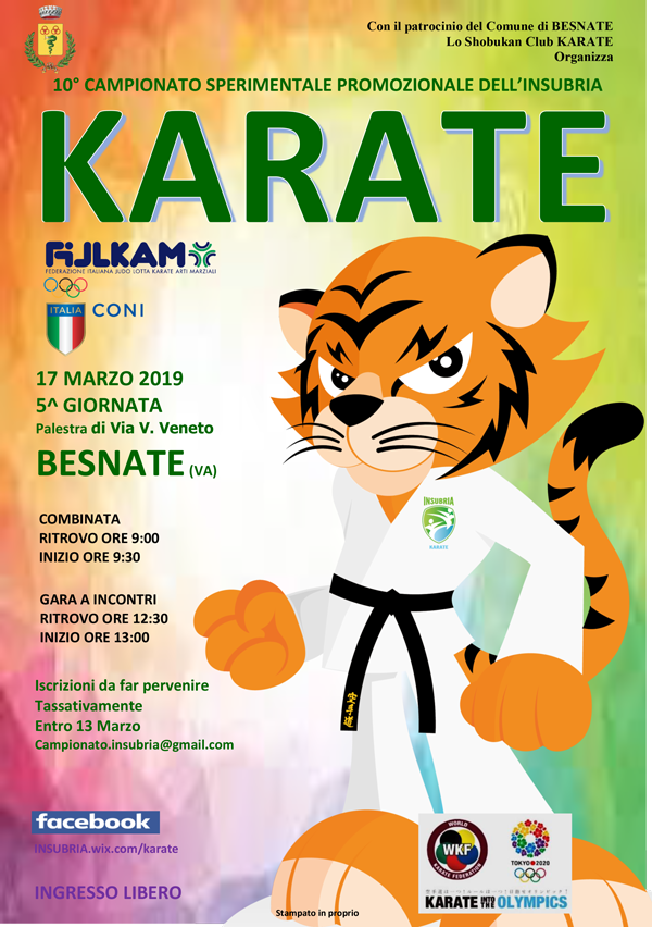 GARA KARATE BESNATE 5 TAPPA