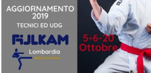 Il Ciskarate al corso regionale aggiornamento tecnici